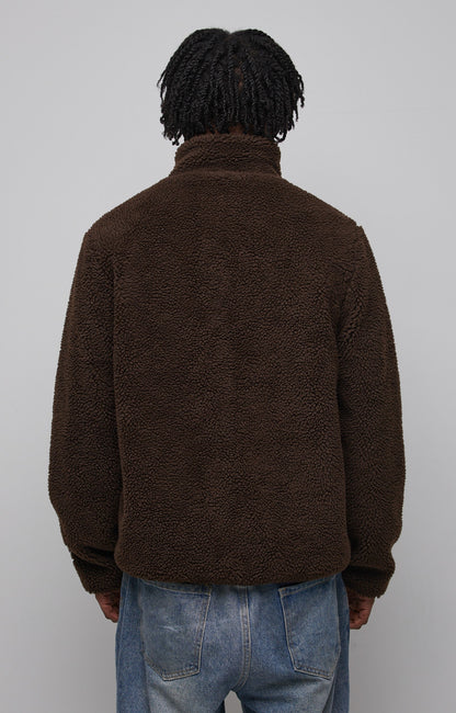 Cozy Naruto Oversized Fleece Jacket with Large Embroidered Design - Premium 400gsm Polyester