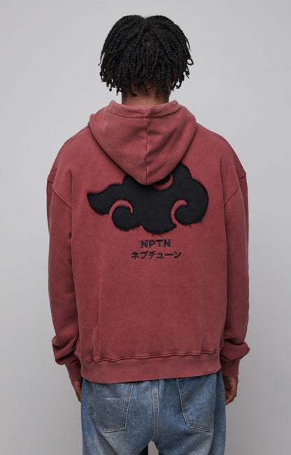 Naruto Akatsuki Oversized Hoodie - Premium Cotton Comfort for Anime Fans