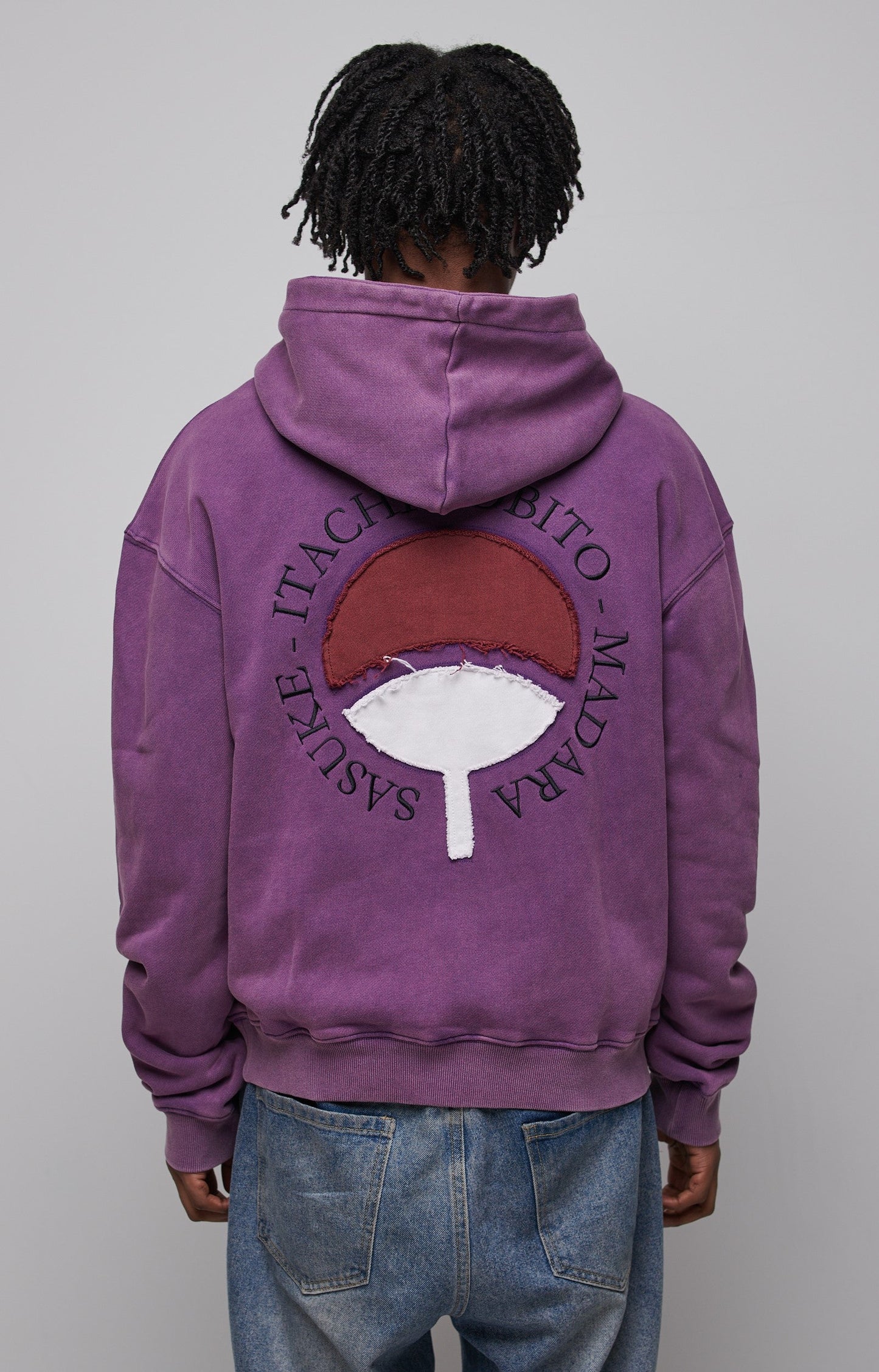 Naruto Uchiha Clan Oversized Hoodie - Premium Cotton Anime Apparel for Fans