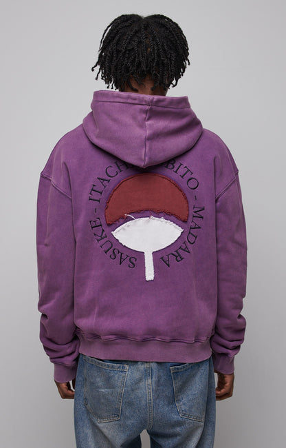 Naruto Uchiha Clan Oversized Hoodie - Premium Cotton Anime Apparel for Fans