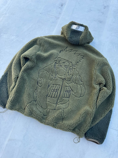 Premium Oversized Urban Fleece Jacket with Embroidered Streetwear Detail