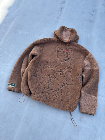 Premium Oversized Anime-Inspired Fleece Streetwear Jacket for Unisex