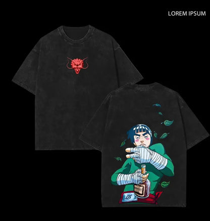 Drunk Lee Vintage Distressed Oversize Tee: Soft Cotton, Relaxed Streetwear