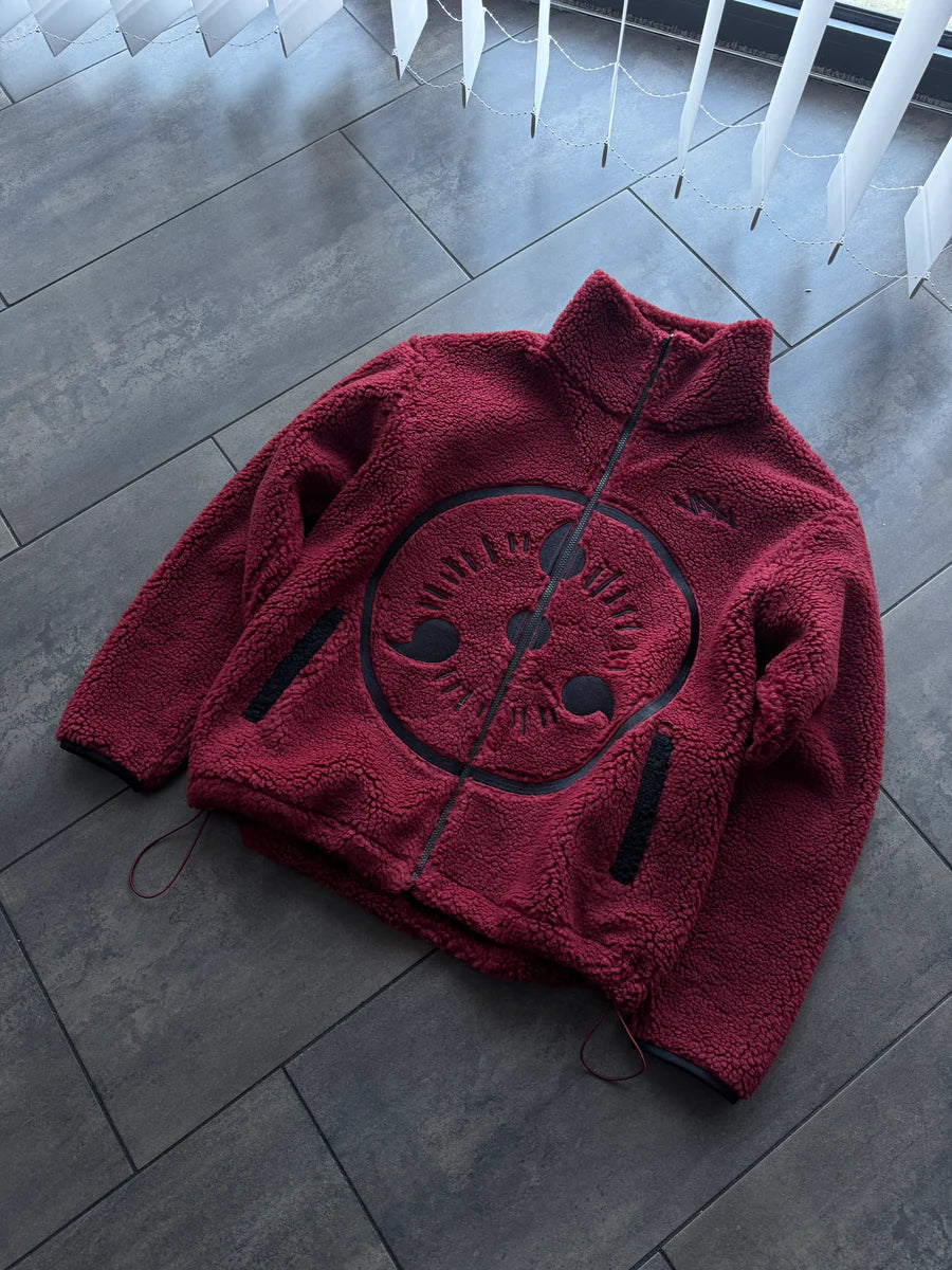 PREORDER: Sharingan Embroidered Fleece Jacket