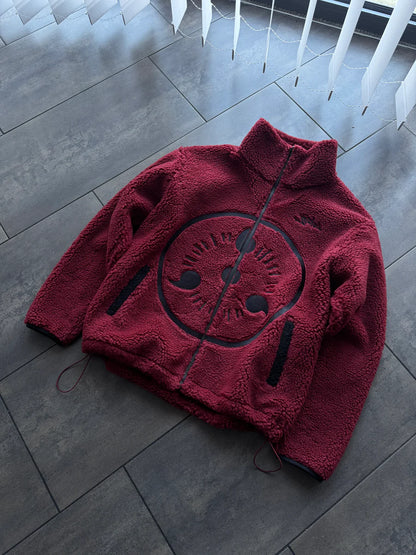 PREORDER: Sharingan Embroidered Fleece Jacket