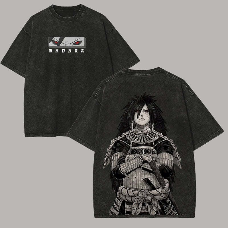 Madara Vintage Distressed Oversize Tee: Soft Cotton, Relaxed Streetwear