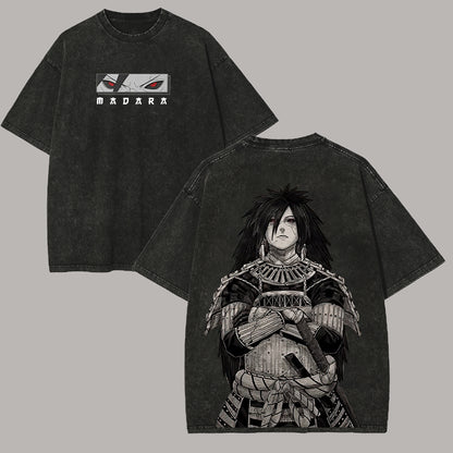 Madara Vintage Distressed Oversize Tee: Soft Cotton, Relaxed Streetwear
